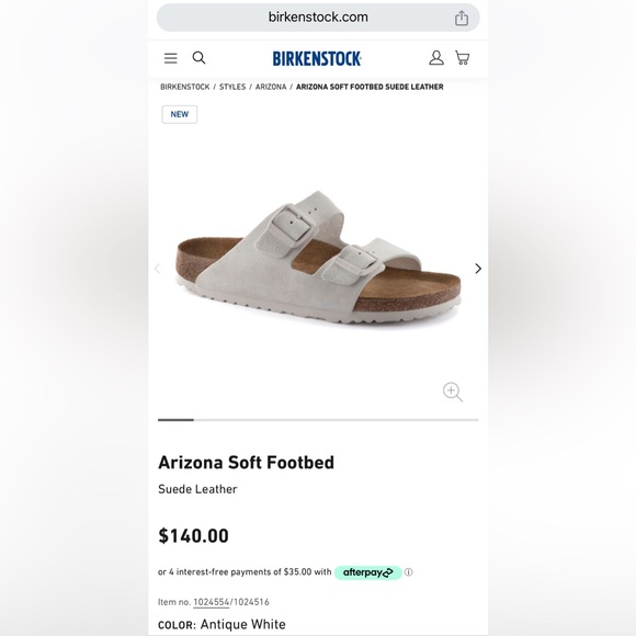 Birkenstock sandals size 41 narrow fit - Picture 6 of 10